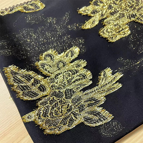 clipping en carving chiffion fabric 